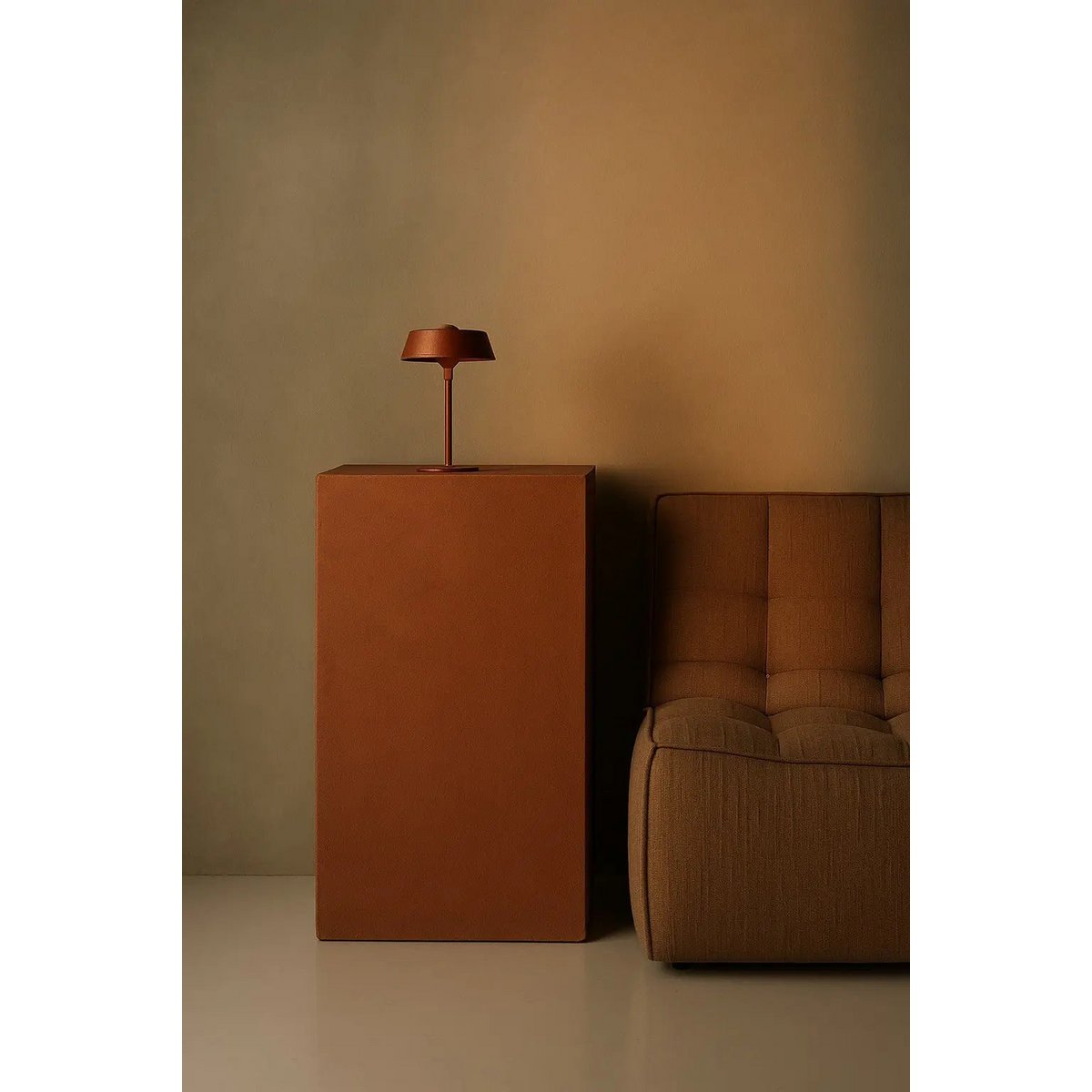 Luca Bronzen USB Oplaadbare Lamp | Minimalistisch, speels & dimbaar