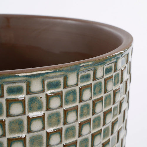 Bloempot binnen Daan Wit