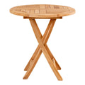 Oviedo Bijzettafel - Natuurlijk, Teak, Ø70x75 cm