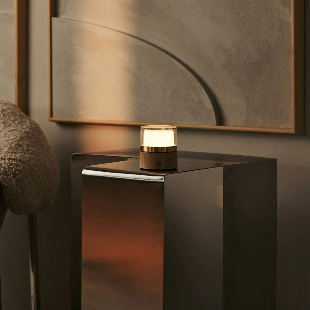 Leo Lichtbruine Draadloze Oplaadbare Lamp | Compact, dimbaar en USB-oplaadbaar