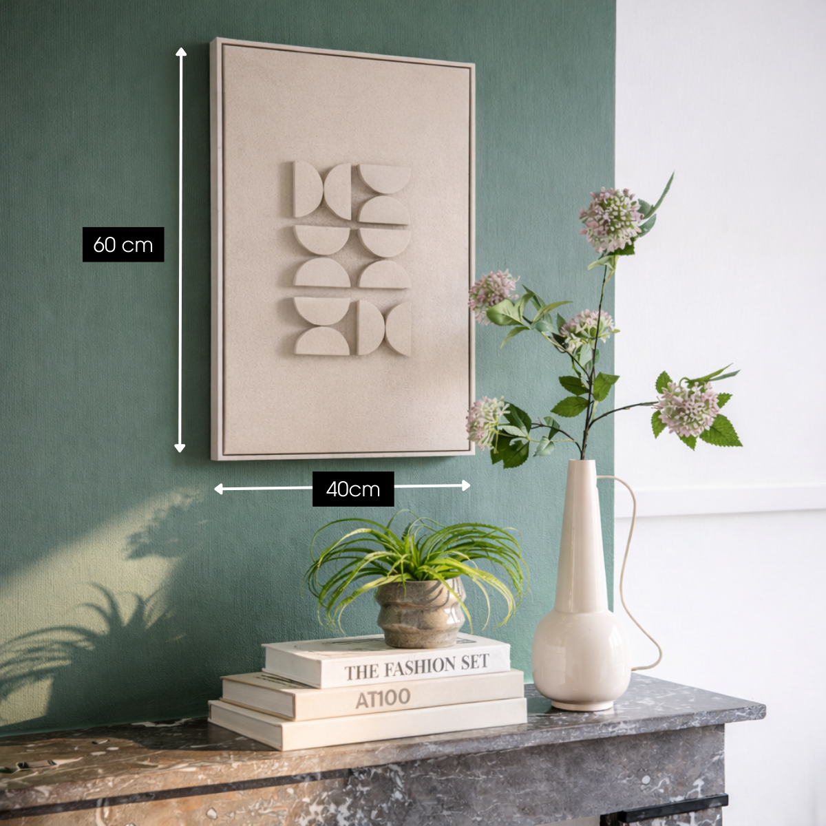 Wanddecoratie  Lichtgrijs