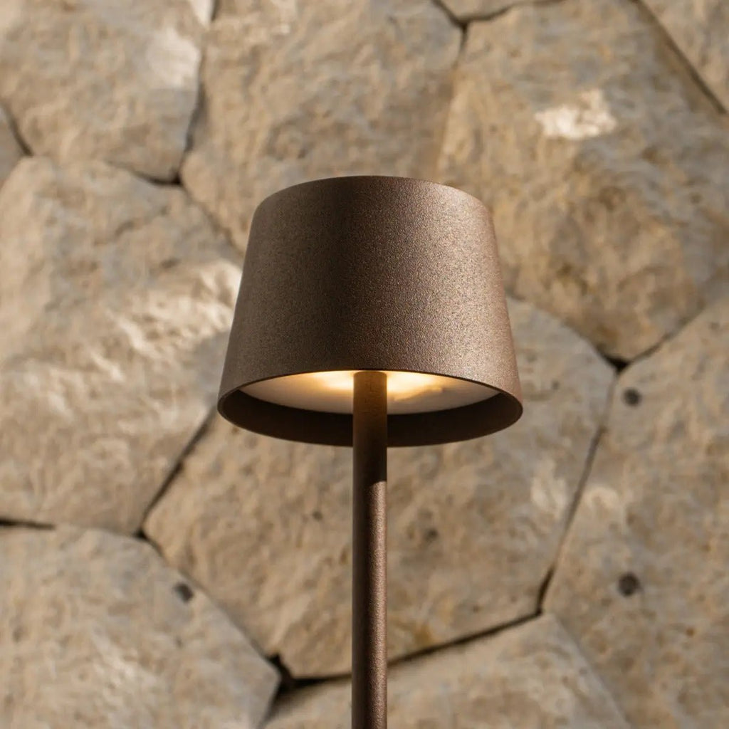 Vondel Mini Mokka Bruin Snoerloze Lamp | Dimbaar en perfect voor horeca