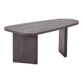 Melo -salontafel - donkerbruin, MDF/Decor Paper, 100x50x41 cm