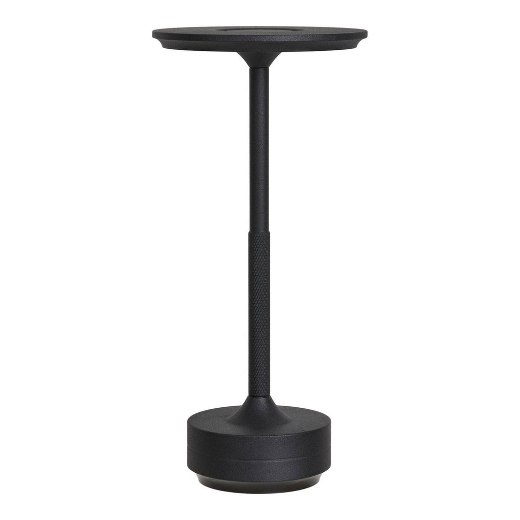 Lyneham LED Tafellamp - Aluminium, Zwart - 13x13x28,5 cm