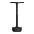 Lyneham LED Tafellamp - Aluminium, Zwart - 13x13x28,5 cm