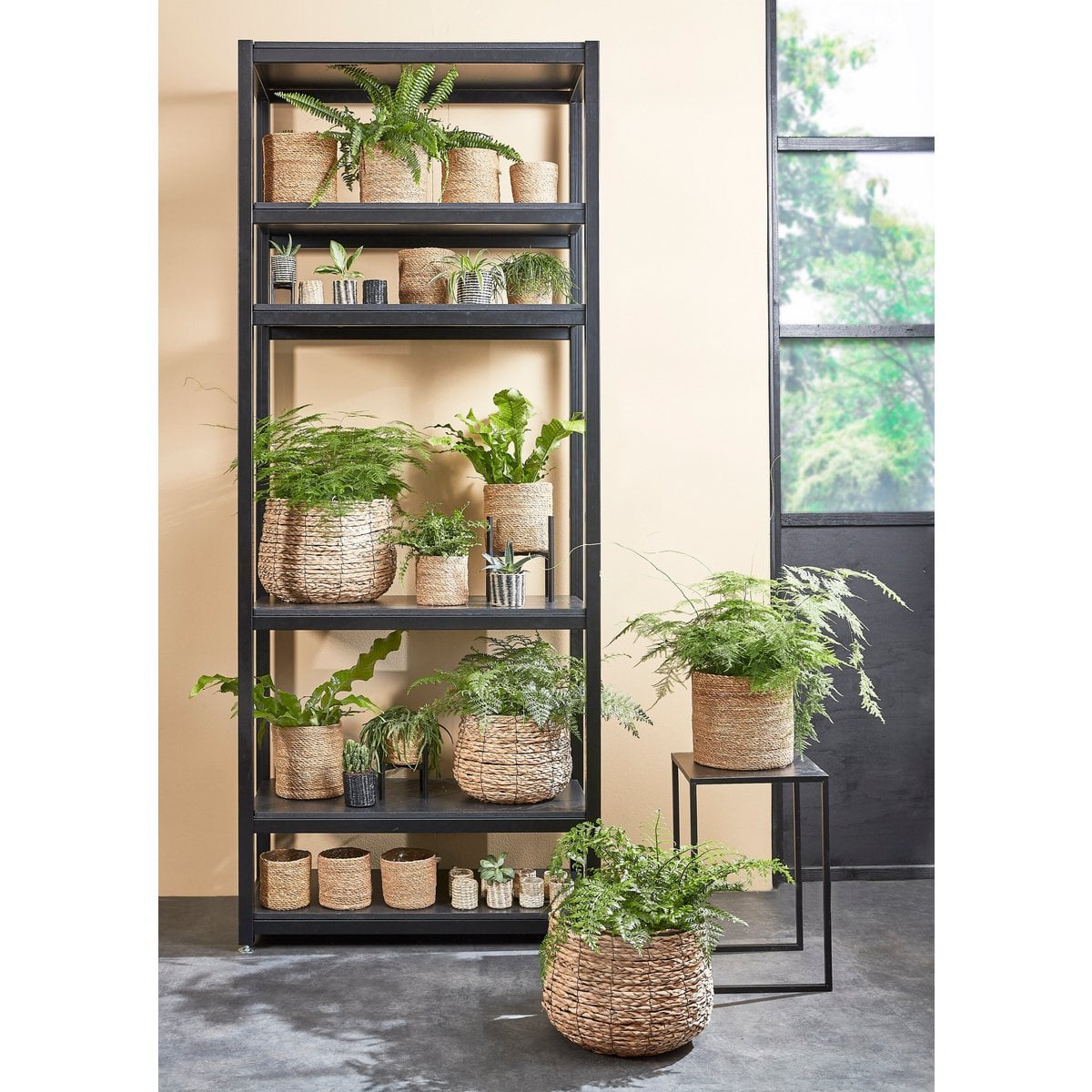 Plantenmand set Avalon Lichtbruin