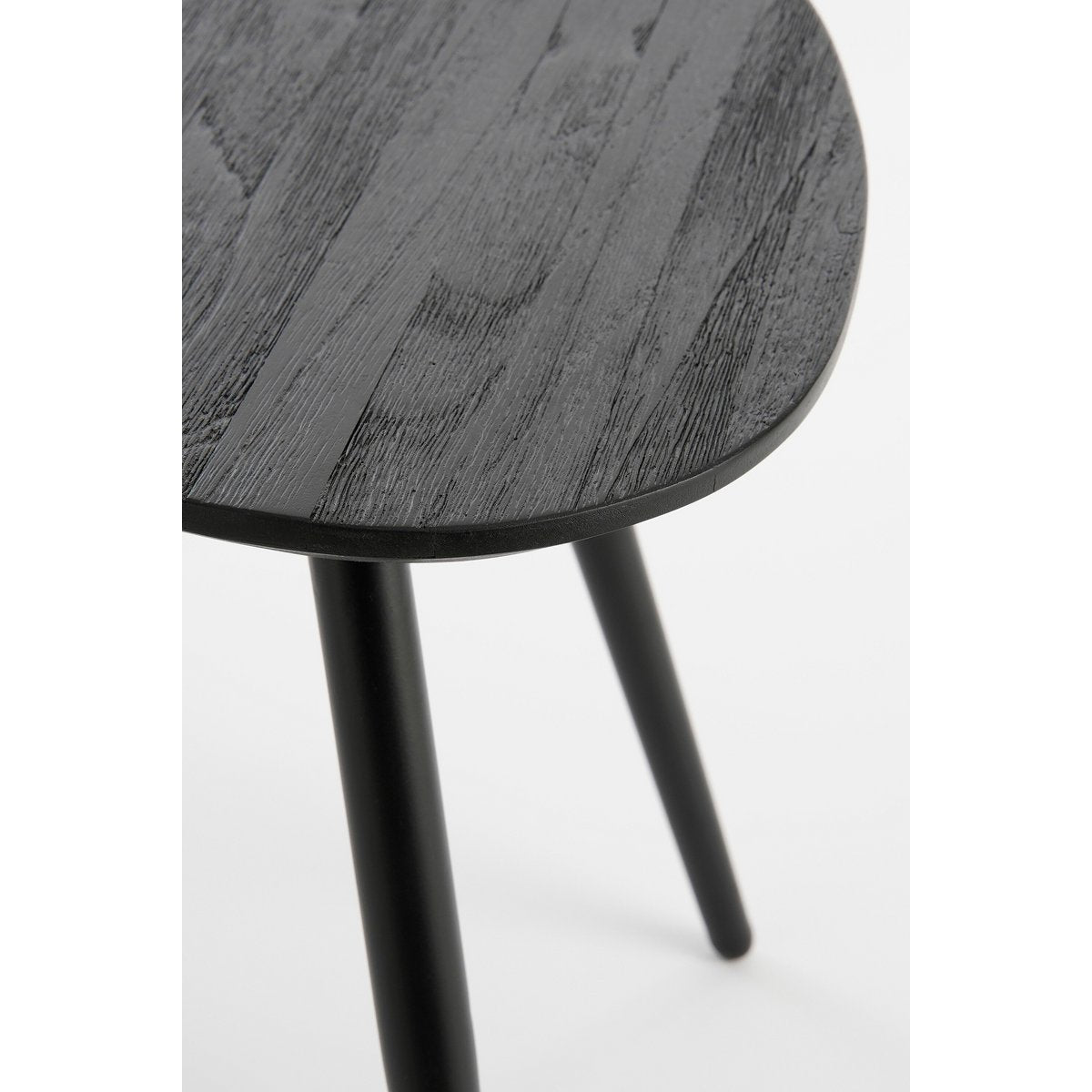 Bijzettafel set Jailey Zwart