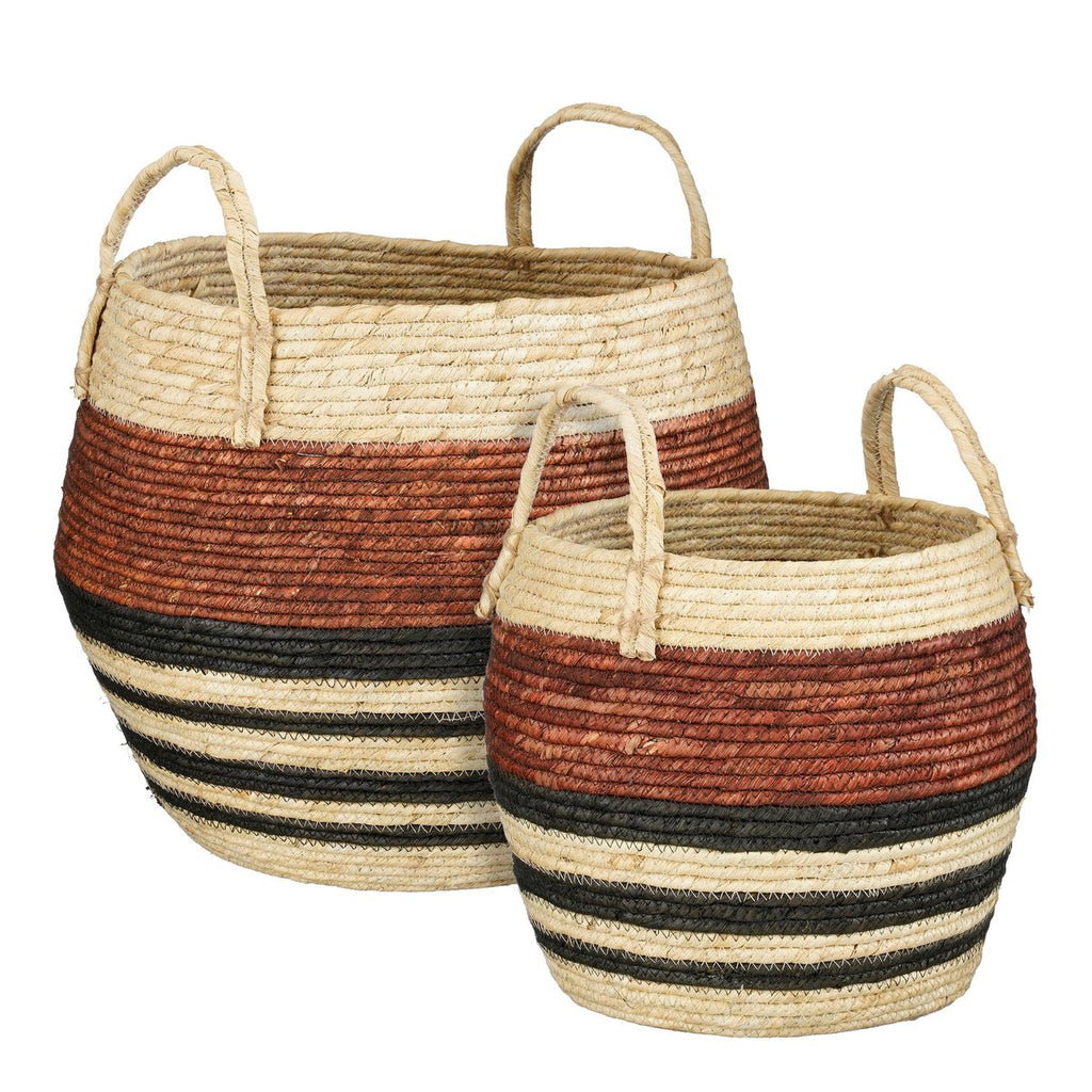 Opbergmand set  Bruin