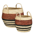 Opbergmand set  Bruin