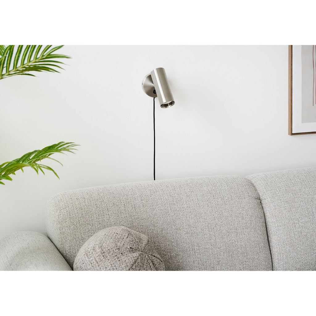 Paris Wandlamp, metaal, zilver